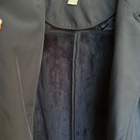 Michael by Michael Kors Asymmetrical Zippered Short Trench Coat - Picture 8 of 8